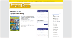 Desktop Screenshot of equipmentcatalog.com